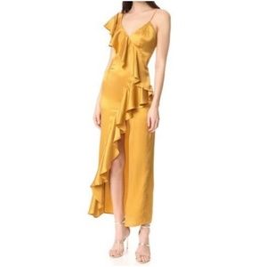 New friend colony One Shoulder Dress Gold XS